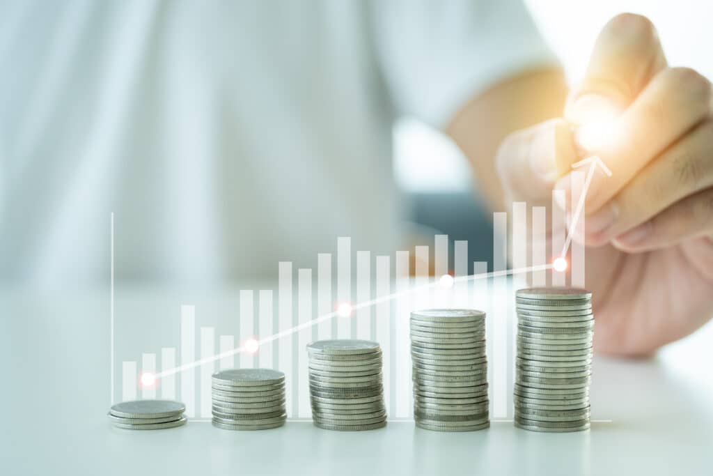 Money growing over time