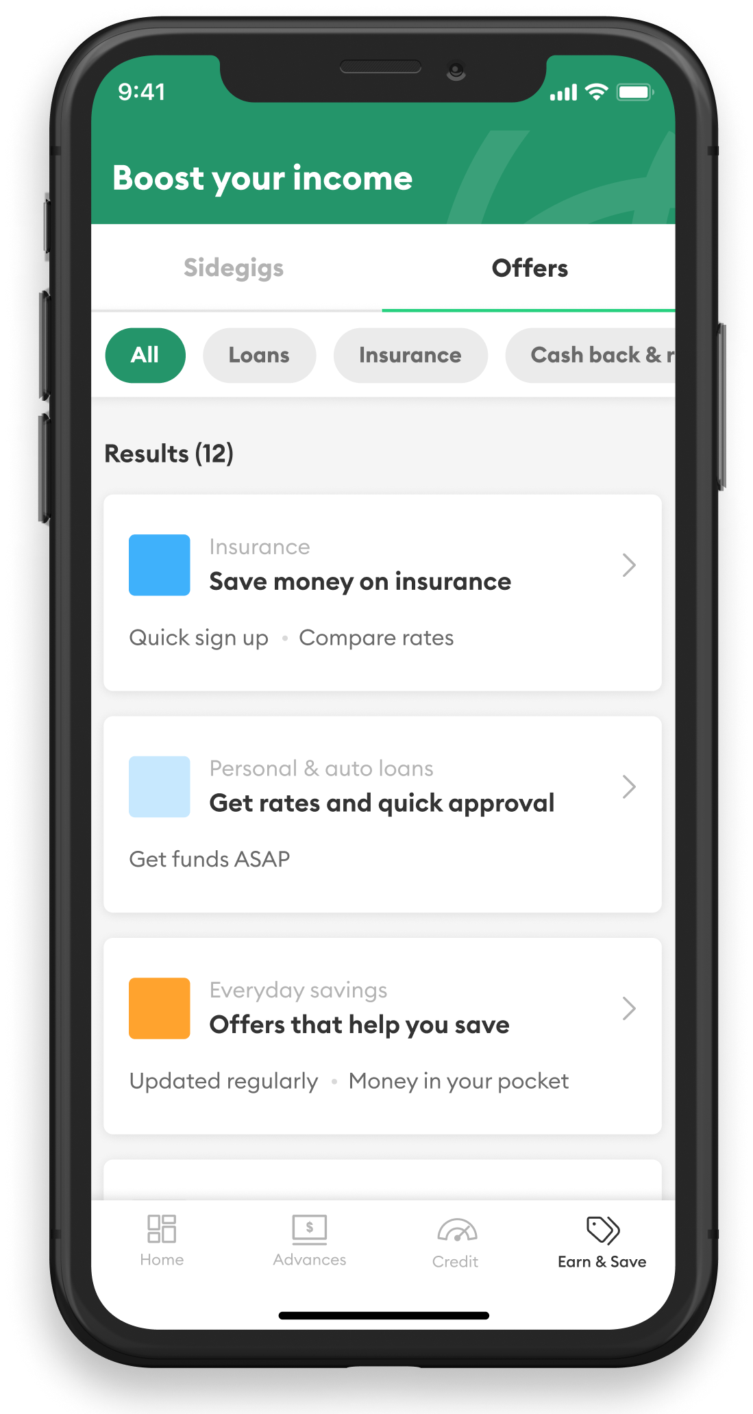 Brigit App - Save more page