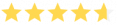Gold Stars 5 gold stars